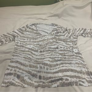Belle by Kim gravel shirt, size 2X
